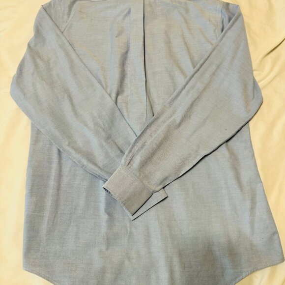 Brooks Brothers Regent Fit Size Medium Button Up Dress Shirt Blue - Picture 5 of 10